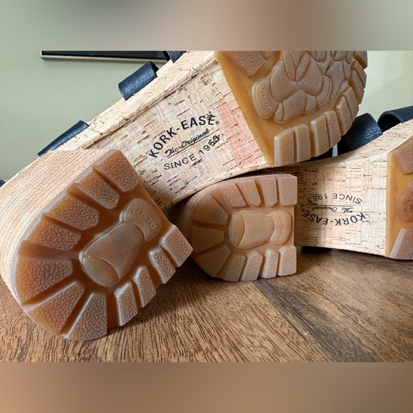 KORK-EASE Camille Sandal Black Size 9 - Picture 11 of 11